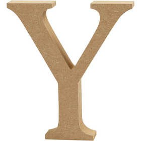 CC MDF Großbuchstabe Y 13 cm