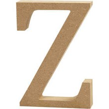 CC MDF Großbuchstabe Z 13 cm