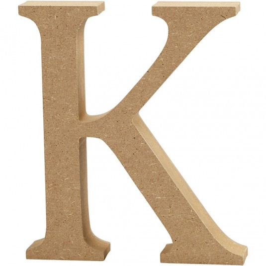 CC MDF Hoofdletter K 8 cm
