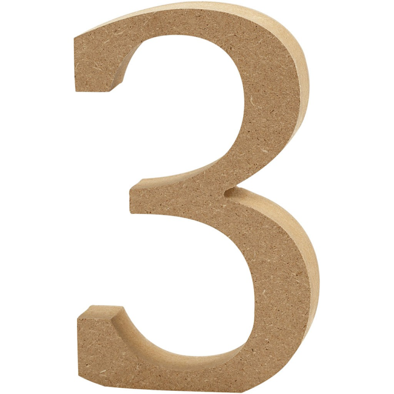 CC MDF Number 3 8 cm