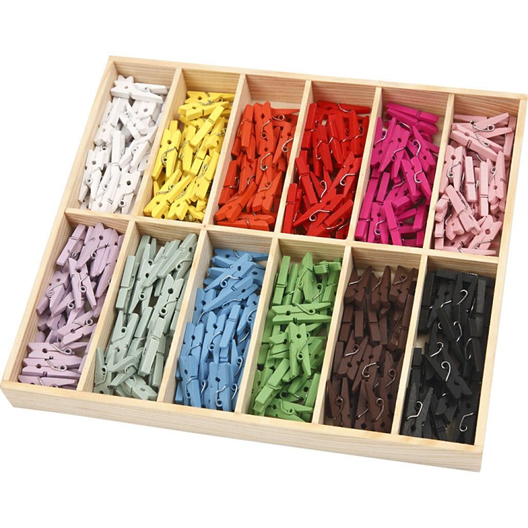 CC Mini-Wäscheklammern Set 288 Stück