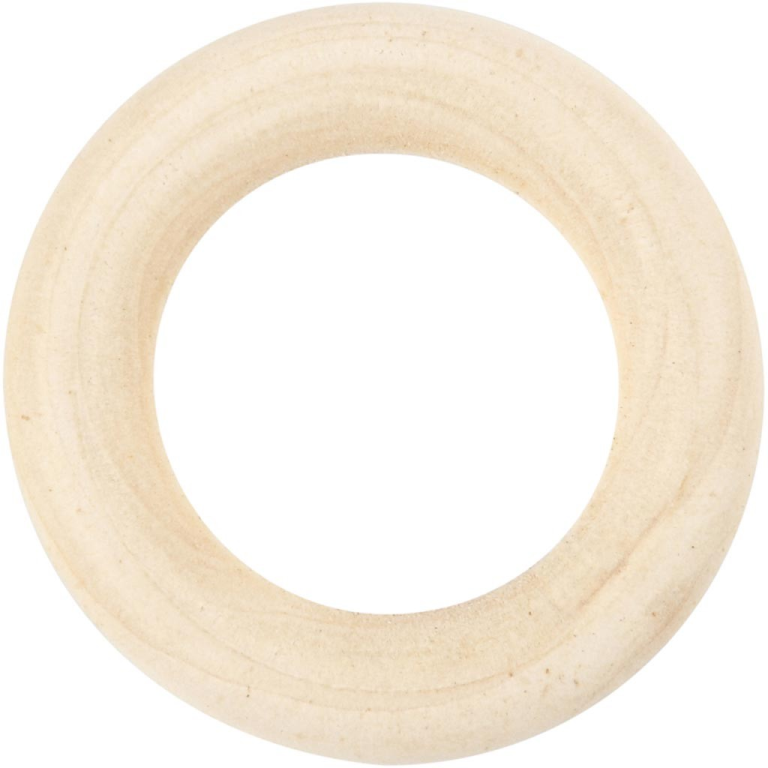 Wooden Ring 35 mm 8 pcs