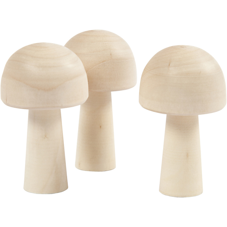 CC Holzpilze 5,2x2,9 cm 3 Stück