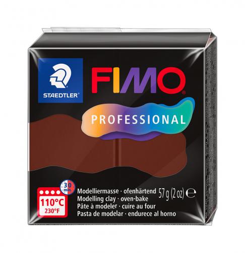 Fimo Professional 57g Chocolade - Polymeerklei / Boetseerklei
