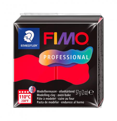 Fimo Professional Primair Rood 57g - Polymeerklei / Boetseerklei