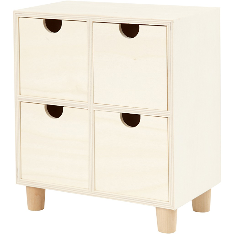 CC Wooden Chest of Drawers 23x20x11.5 cm