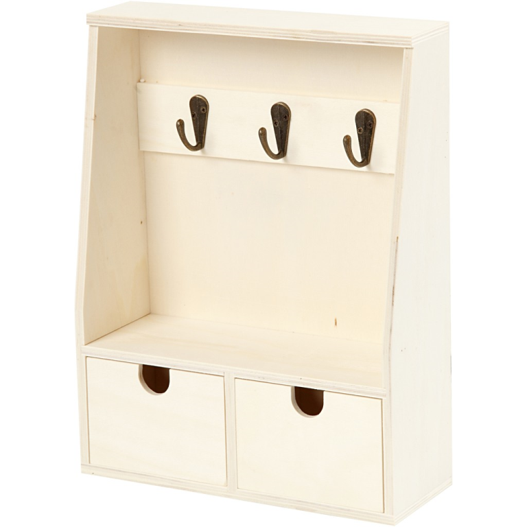 CC Wooden Key Cabinet 28.5x8x22 cm
