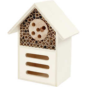CC Hölzernes Insekten- und Schmetterlingshotel 14x18x9 cm