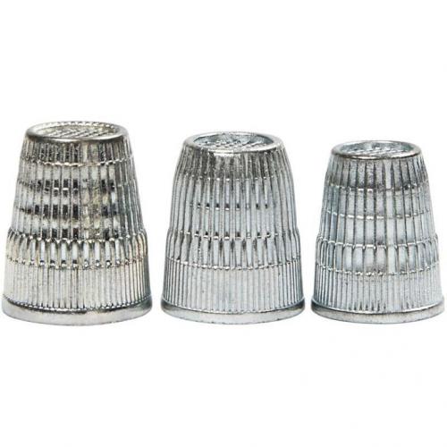 Creativ Company - CC Fingerhüte 3 Stück Silber | GoedkoopsteHobby