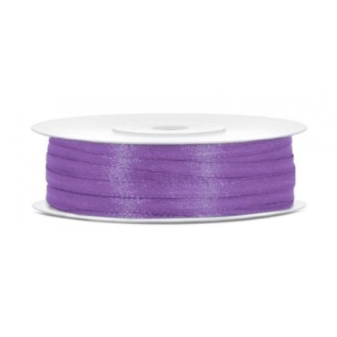 Satinband 3 mm 50 m Lila