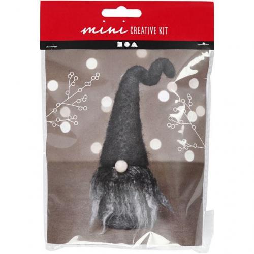Creativ Company - CC Mini Creative Kit Christmas Gnome Gray 20 cm | CheapestHobby
