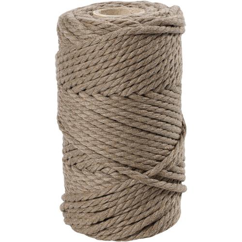 Creativ Company - CC Makramee-Kordel 4 mm 55 m Hellbraun | GoedkoopsteHobby