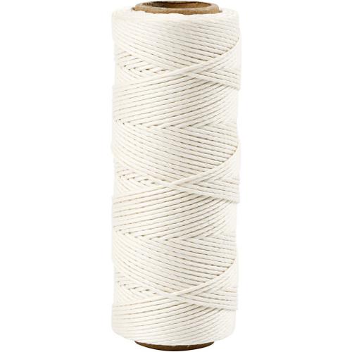 Creativ Company - CC Bamboekoord 1 mm Wit 65 m | GoedkoopsteHobby