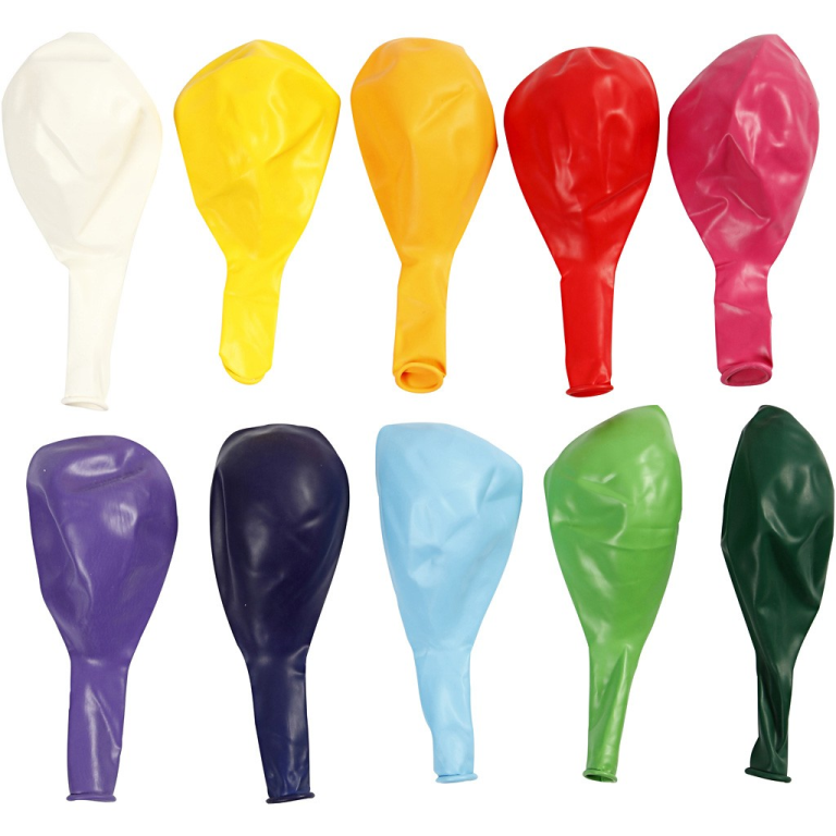 Ballonnen 23 cm Regenboog 10 stuks