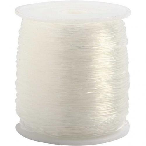 Creativ Company - CC Elastisches Band 0,8 mm 100 m Transparent | GoedkoopsteHobby