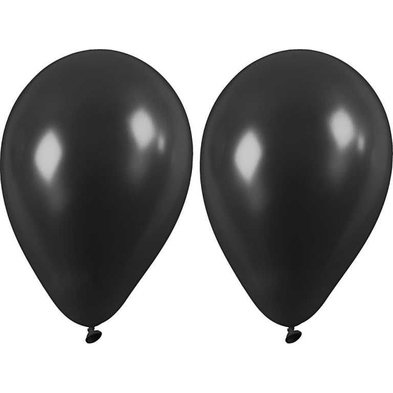 Balloons 23 cm Black 10 pieces