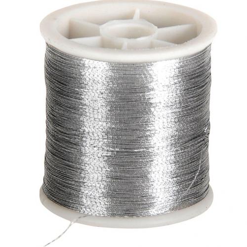 Creativ Company - CC Nylon-Nähgarn 100 m Silber | GoedkoopsteHobby