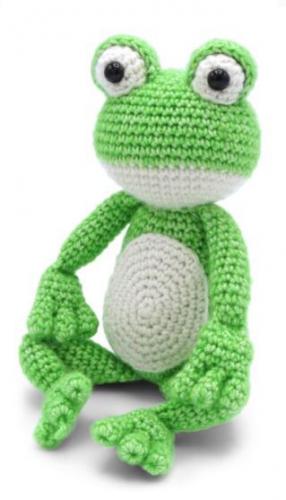 Hardicraft Crochet Kit Vinny the Frog 30 cm | CheapestHobby