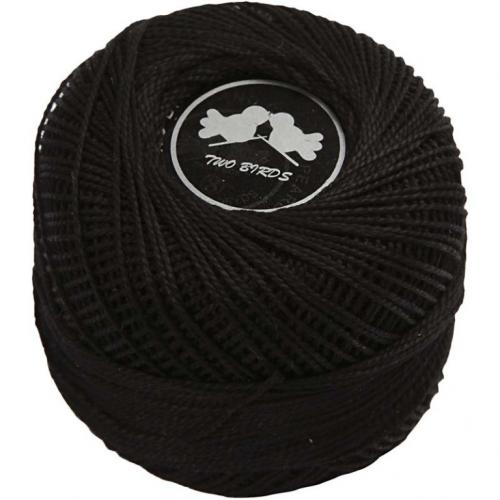 Creativ Company - CC Mercerized Cotton Yarn 20g Black | CheapestHobby