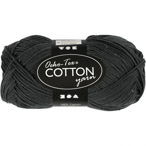 Creativ Company - CC Katoengaren 8/4 50gr Antraciet Grijs | GoedkoopsteHobby