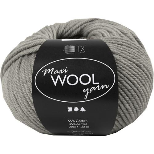 Creativ Company - CC Maxi Wool Yarn 100 gr Grey Mix | GoedkoopsteHobby