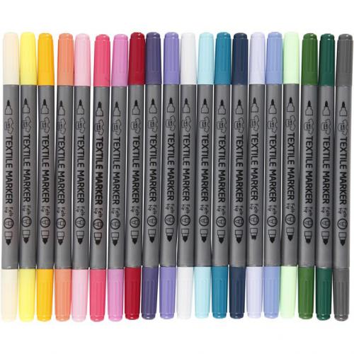 Creativ Company - CC Textilmarker Sekundärfarben 20 Stück | GoedkoopsteHobby