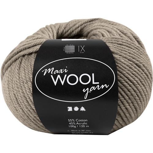 Creativ Company - CC Maxi Wolgaren 100 gr Grijs | GoedkoopsteHobby