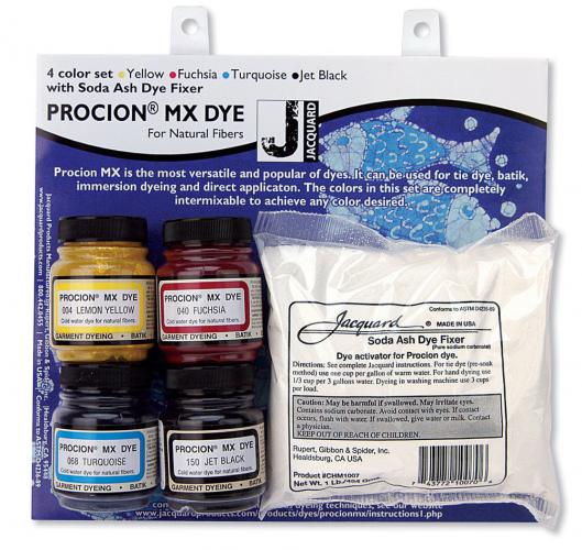 Jacquard Procion Tie Dye Set 4 kleuren | GoedkoopsteHobby