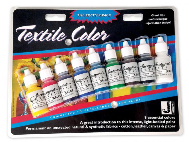 Jacquard Textielverf Set 9 stuks 14 ml | GoedkoopsteHobby