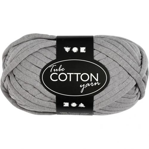 Creativ Company - CC Tube Cotton Yarn 100gr Grey | CheapestHobby