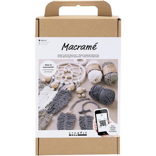 Creativ Company - CC Startersset Leren Macramé Knopen | GoedkoopsteHobby