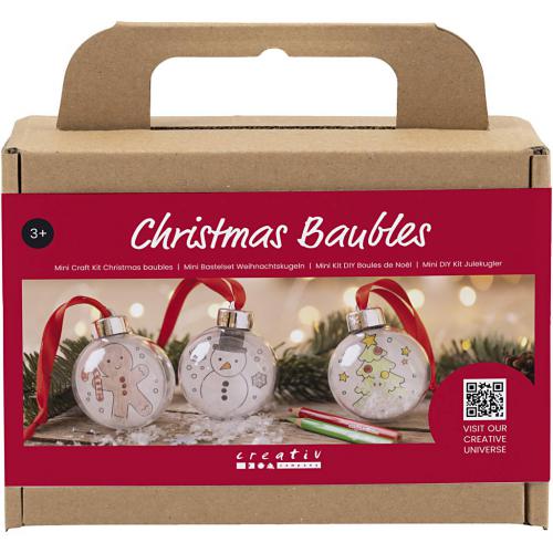 Creativ Company - CC Mini Hobbyset Weihnachtskugeln Bemalen | GoedkoopsteHobby