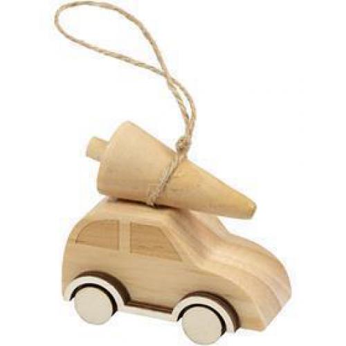 Creativ Company - CC Wooden Car with Christmas Tree | CheapestHobby