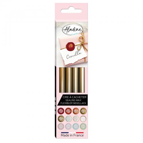 Aladine Seal Wax Sticks Set 4 pcs Antique Gold | CheapestHobby