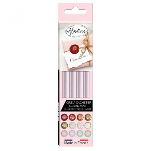 Aladine Zegel Wax Sticks Set 4 stuks Violet Pastel | GoedkoopsteHobby