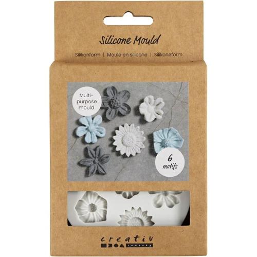 Gereedschap CC Siliconen Vormen Bloem H:0.5 L:1.5-2.5cm - Polymeerklei / Boetseerklei