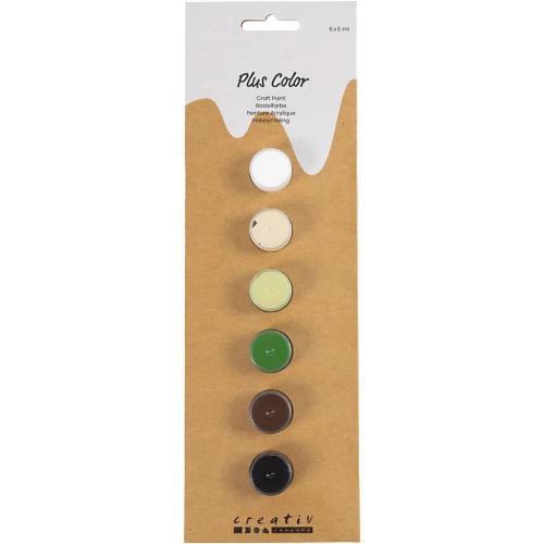 Afwerking CC Plus Acrylverf Naturel 6x5ml - Polymeerklei / Boetseerklei