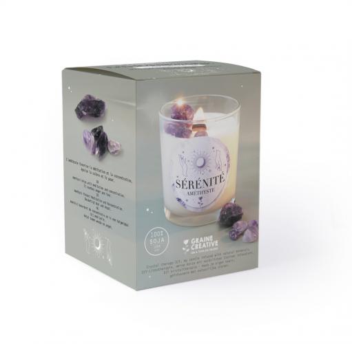 Graine Creative - GC DIY Kit Gemstone Therapy Candle Making Amethyst | GoedkoopsteHobby