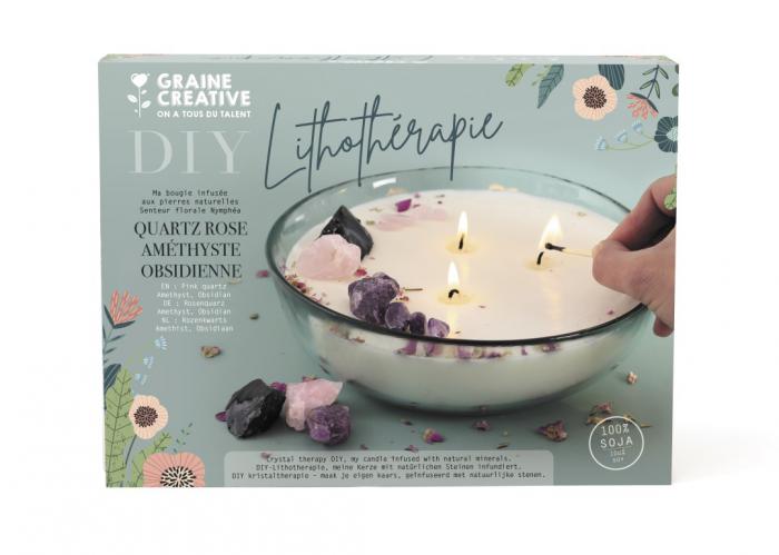Graine Creative - GC DIY Kit Edelstenen Therapie Kaars XXL | GoedkoopsteHobby