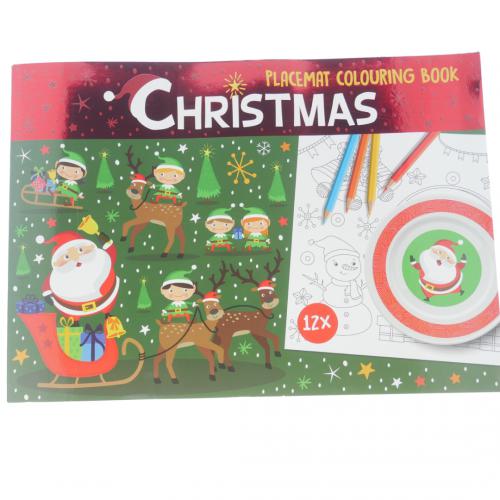 Wins Holland - Wins Kleurboek Kerst Placemats 42x30 cm | GoedkoopsteHobby