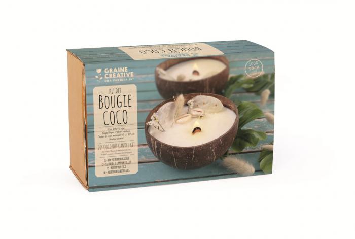 Graine Creative - GC Soja Kaarsen Maken Set Kokosnoot | GoedkoopsteHobby