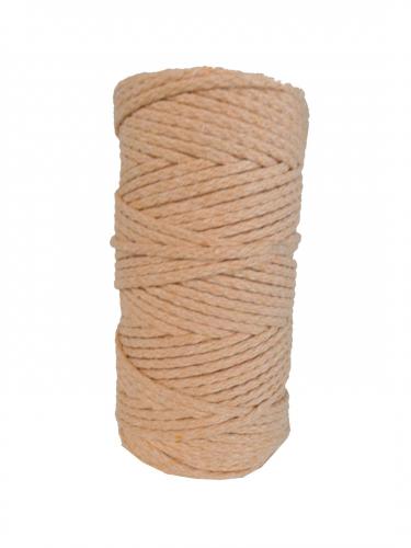 DekoArt Makramee-Kordel 4 mm 100 m Aprikose | GoedkoopsteHobby