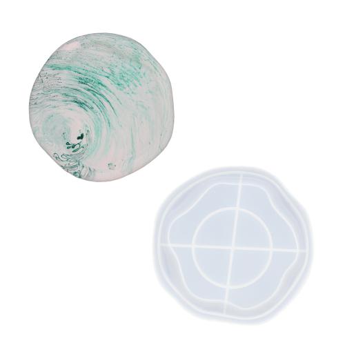 Jesmonite - Siliconen Mal 19x18,5x1,95 cm Ronde Wolk Schaal | GoedkoopsteHobby