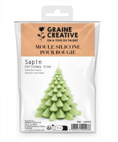 Graine Creative - GC Silicone Candle Mould Christmas Tree Small 8.4x8.5 cm | GoedkoopsteHobby