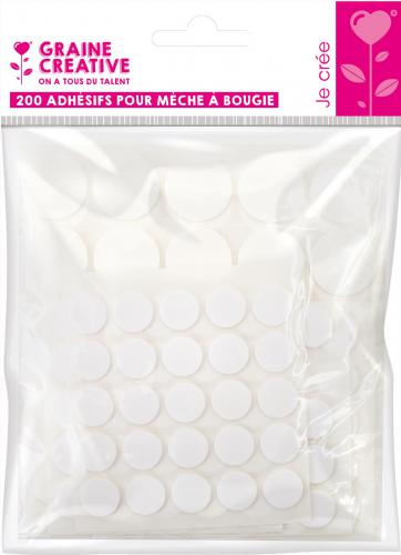 Graine Creative - GC Kerzendocht-Aufkleber 12 & 20 mm 200 Stück | GoedkoopsteHobby