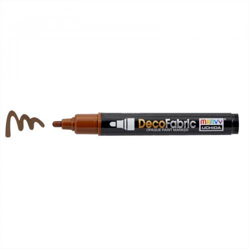 Marvy Uchida Deco Fabric Marker Brown | GoedkoopsteHobby