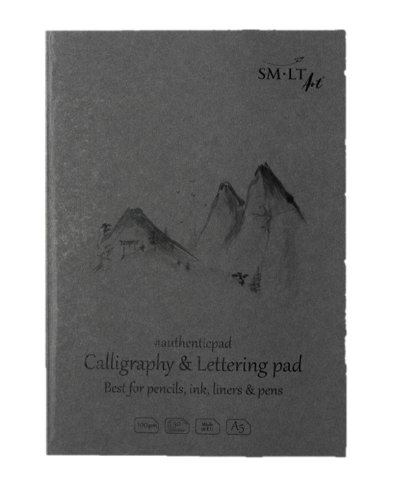 SMLT Papierblok Kalligrafie A5 100gr 50 vel