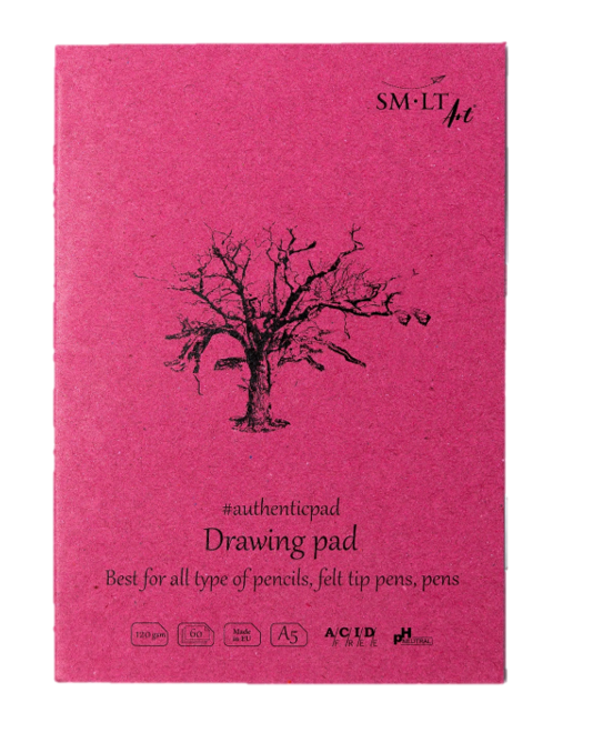 SMLT Papierblok Tekenen A5 120gr 60 vel