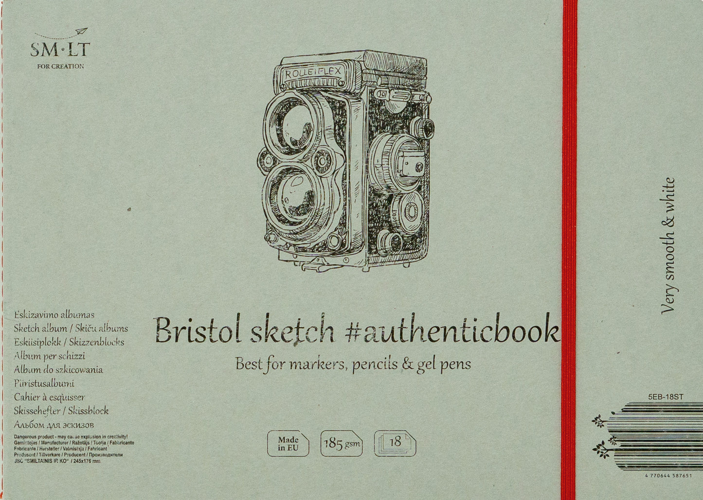 SMLT Album Bristol 24,5x17,6 cm 185gr 18 Blatt