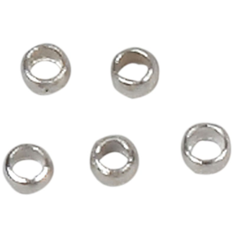 CC Crimp Beads 2 mm Silver 100 pieces